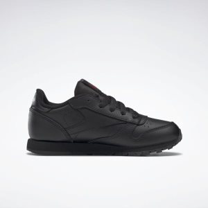 Reebok Classic Leather Turnschuhe Kinder - Schwarz - DE 385-XNL